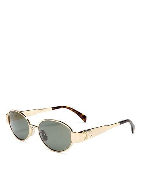 celine triomphe 54mm metal sunglasses|TRIOMPHE METAL 04 SUNGLASSES IN METAL .